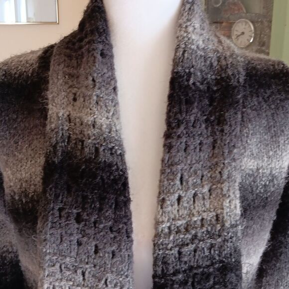 Eddie Bauer Wool Blend Sweater. Coastal Cowgirl,  Twee - Picture 2 of 11